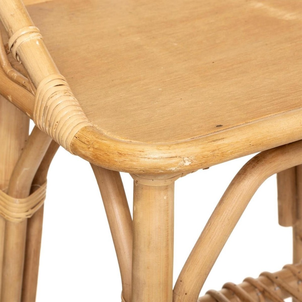 Table de Chevet Enfant "Rotin" 56cm Naturel