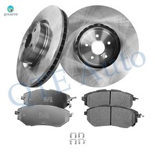 6PC Front 316mm Brake Disc Rotors-Ceramic Brake Pad For 2010 2011 Subaru Outback