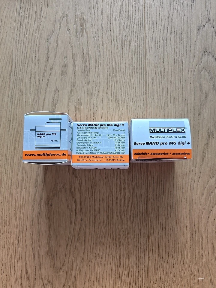 Multiplex Servo NANO pro MG digi 4 65117 - Bild 2 von 3