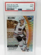 2023-24 Upper Deck Allure - Rookies Connor Bedard #102 Orange Slice (RC) PSA 9