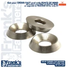 M5 M6 ● CUP COUNTERSUNK SCREW SOLID FINISHING WASHER ● A4 STAINLESS STEEL