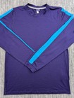 Ibex 100% Zque Merino Wool Baselayer Long Sleeve Shirt Men Medium Hiking Outdoor