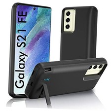 Galaxy S21 FE Battery Case, Real 5000mAh Rechargeable Phone Charging Case with