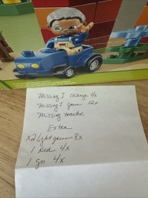 Lego DUPLO Farm 6141 Extra Pieces Included, Missing Tractor & 2 Pieces See Pic5