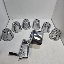 Saladmaster Food Processor Grater Shredder with 6 Cones / Attachments (No Stand)
