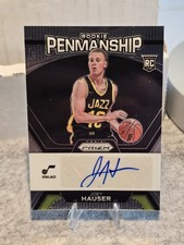 2023-24 Prizm Basketball Joey Hauser Rookie Penmanship Auto RC