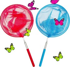 Toromp Telescopic Butterfly Nets - Great for Catching Insects 7.9", 2 Pack