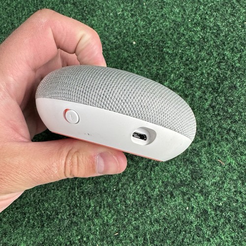 Google Home Mini Smart Speaker H0A 1st Gen w/ Power Adapter - Gray - Picture 4 of 6