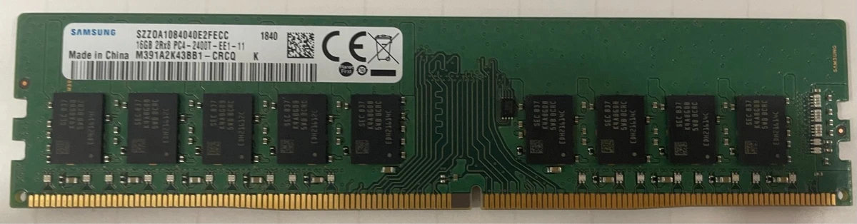 PC4-17000 (DDR4-2133) Bus Speed 16 GB Total Capacity DDR4 SDRAM