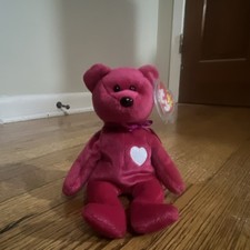 Ty Beanie Babies Valentina Bear Plush 1998 Ages 3-4 Years