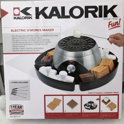 NIB Kalorik Electric Smores Maker  Item # CYM 38524 SS
