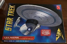 AMT Star Trek U.S.S. Excelsior Modell Maßstab 1:1000 Kunststoff zusammenkleben Modell