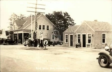 NAPLES ME Maine Gus Bove Spa TYDOL GAS STATION RPPC Photo Postcard COPY