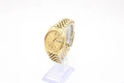 F Vintage Gents Automatic Seiko 5 Day/Date Gold Tone Running Wristwatch7009-3110