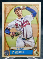 Tucker Davidson 2021 Topps Gypsy Queen Rookie Card #133 Atlanta Braves. rookie card picture