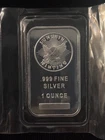1 troy oz silver bullion bars .999