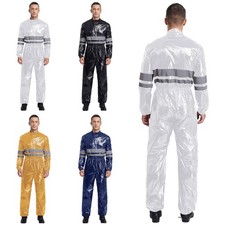 Mens Coveralls Unisex Overall Workwear Outfit Suit Costume Adult Mechanic