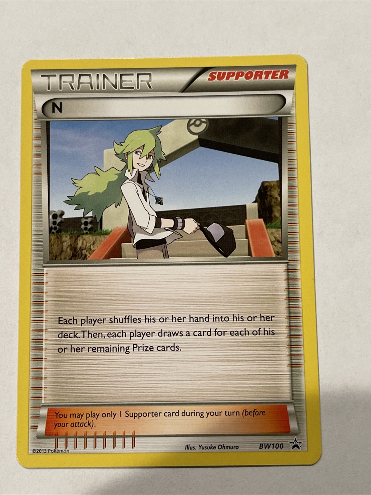 N (Supporter) BW100 Regular Deck Exclusives Black Star Promo - Pokémon
