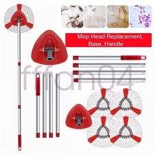 Spin Mop Head Replacement, Base, Handle for Vileda Turbo Microfibre Mop Refills