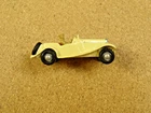 OLD VINTAGE LESNEY MATCHBOX # 19A MG SPORTS CAR PAINTED TIRES