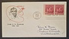 1940 First Day Cover Pair US Scott 885 James A.M. Whistler Famous Americans FDC — photo 1