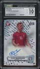 2023 Topps Pristine UEFA Euro 2024 Sivert Mannsverk RC Gem Mint CGC 10 10 Auto