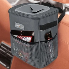 HOTOR Car Trash Can, Multifunctional Car Accessory for Interior Car Stuff