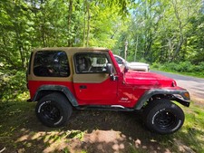 97-06 Jeep Tj Wrangler Half Doors With Slider Uppers Driver Passenger Red