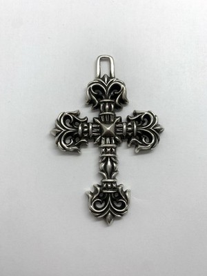 Authentic Chrome Hearts Large Cross Zipper Pull Sterling Silver | eBay
