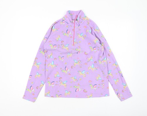 Mountain Warehouse Mädchen Einhorn Fleece Pullover - Lila Größe 13