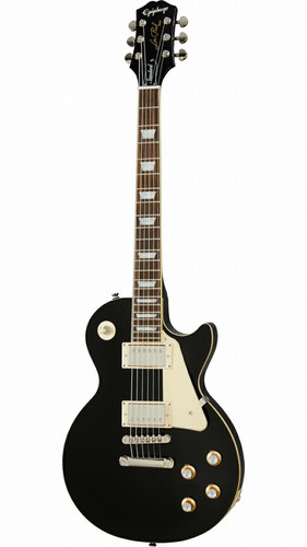 Epiphone Inspired by Gibson Les Paul Standard 60s Ebony Electric Guitar - Picture 2 of 7