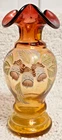Fenton Gold Amberina Woodland Bouquet Vase (3047 AV) Historic Collection 1999