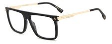 DSQUARED2 D2 0122 2M2 BLACK GOLD 56/15/145 Men's Eyewear Frame
