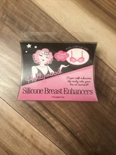 HOLLYWOOD BEAUTY SECRETS SILICONE BREAST ENHANCERS 1 REUSABLE PAIR - NEW