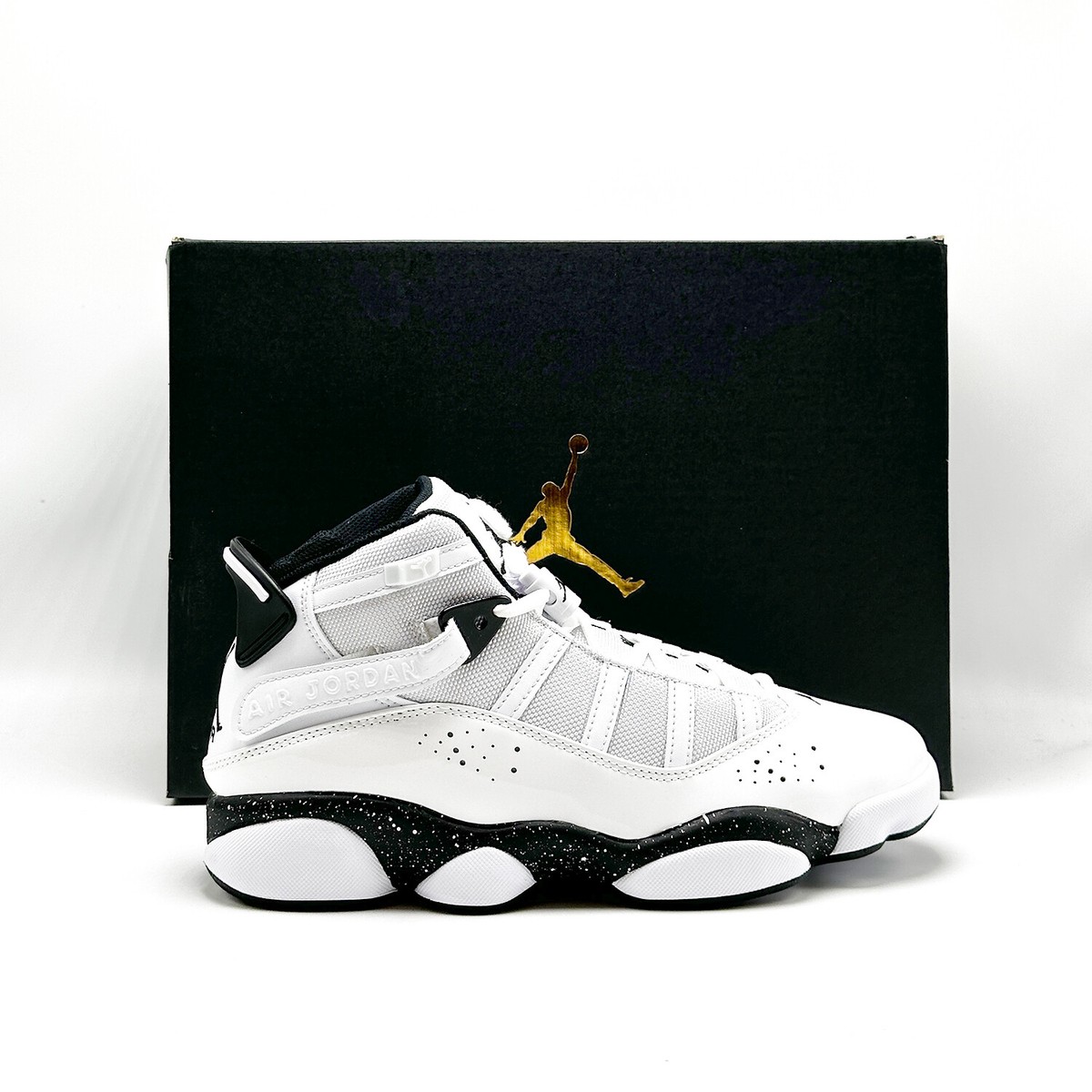 NEW* Men NIKE Air Jordan 6 RINGS REVERSE OREO (322992 111), Sz 8.0