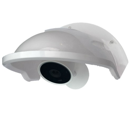 Cubierta para sombrilla para cámara exterior Nest IQ/Anillo/Arlo/Cúpula/Bala-BLANCA - Imagen 4 de 7