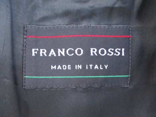 VGC Franco Rossi Black 2-Pc Tuxedo Formal Suit Satin Trim Prom Wedding 39R - 31W - Picture 11 of 11