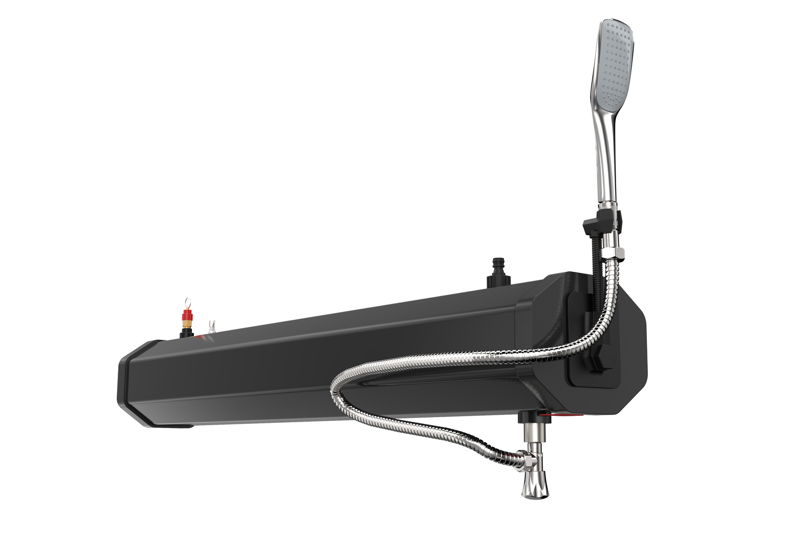 8 Gallon PVC Water Tank Road Camping Shower 30L For Pick-up Truck W/ Temperature