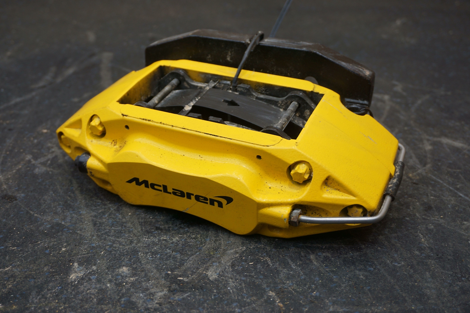 Rear Right Passenger Brake Caliper Yellow OEM 11C0486CP McLaren 650s Spider 2016
