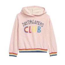 Tucker  Tate Kids' Cozy Hoodie Pink English Heather Daydream Club Size 3 NWT