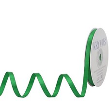 1/4 Inch x 25 Yards Green Double Faced Satin Ribbon for Gift Wrapping Crafts