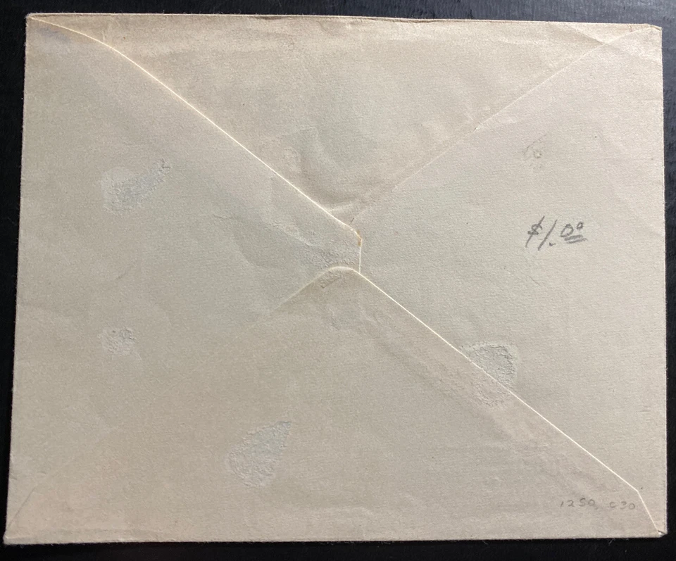 1957 Ankara Turkey First Day Cover FDC Afganistan Kirali - Image 2 of 2