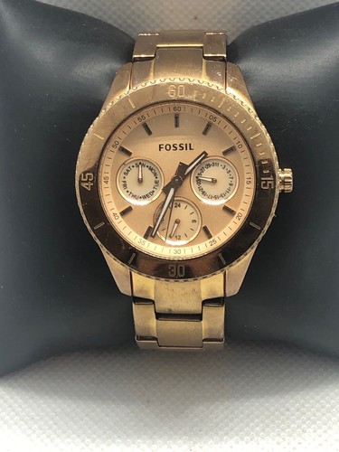 Fossil ES2859 Womens Gold Stainless 
