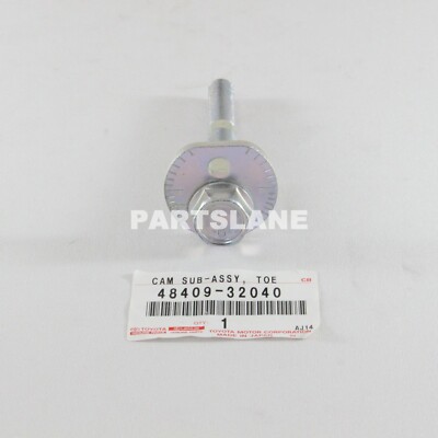 48409-32040 Toyota OEM Genuine CAM SUB-ASSY, REAR SUSPENSION TOE