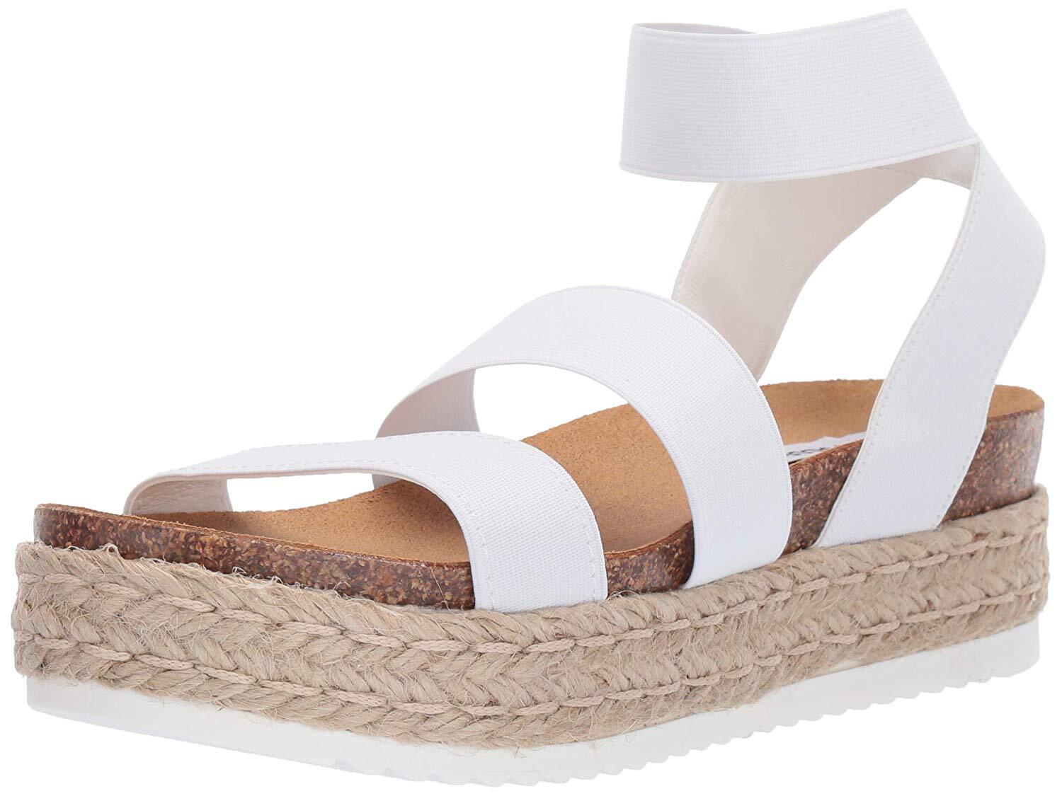 white platform sandals dsw