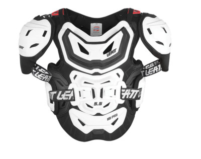 New Leatt 5.5 Pro HD Chest Protector - White - 5014101102