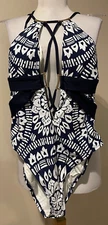 TRINA TURK Womens Sexy One 1 Piece Bathing Suit Swimsuit - Sz 10