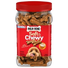Milk Bone Soft And Chewy Chicken Recipe Dog Treats 25Oz 1.5 Pound Package