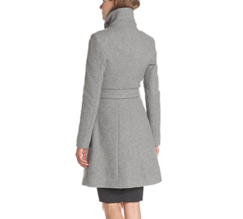 Vince Camuto Women's Funnel Neck Wool 