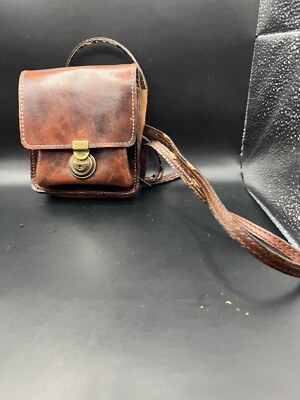 LEATHER PURSE CROSSBODY - UNBRANED HANDMADE QUALITY